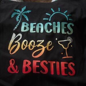 Black Graphic Tank Top